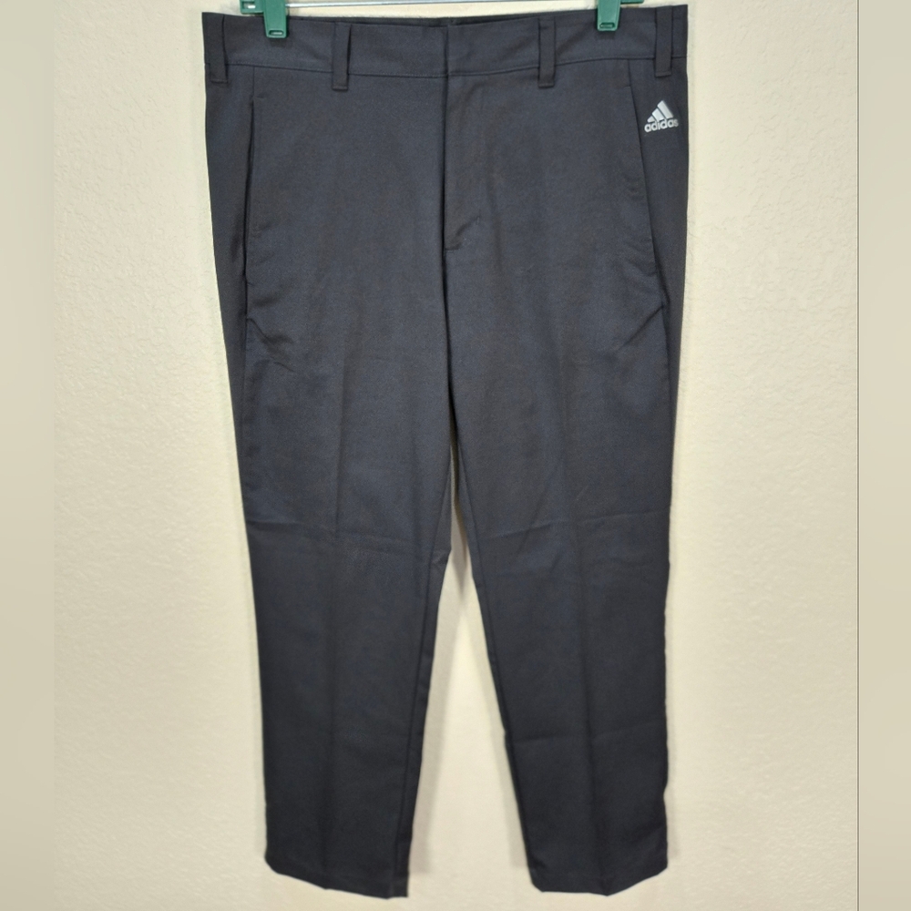 Adidas Men's Dark Gray Dress Pants